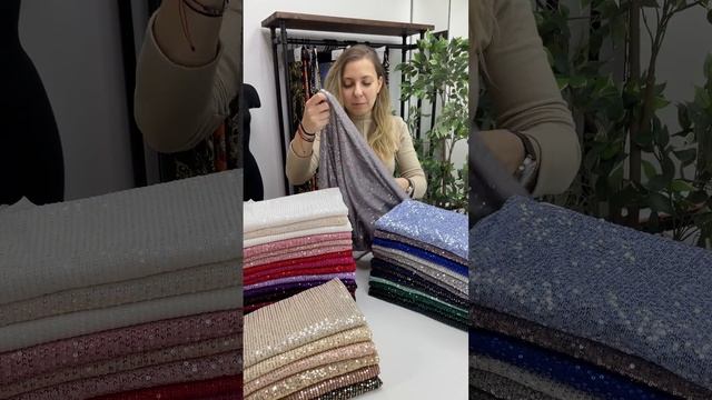 Пайетки на сетке однотонные