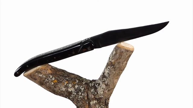 Laguiole Forged - American’s Buffalo/Bison Horn Crust Handle Full Handle - Raw Tempered Blade. смотреть онлайн