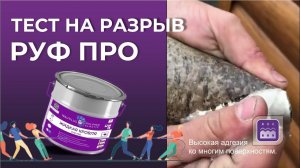 Тест на отрыв РУФ ПРО от рубероида - Эффект прорастания корней