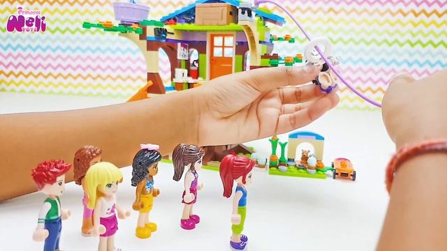 Mia's friends Andrea, Olivia, Emma & Stephanie visiting MIA'S TREEHOUSE - LEGO FRIENDS 2018-2021 смотреть онлайн