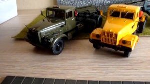КрАЗ-258Б1 с полуприцепом-тяжеловозом ЧМЗАП-5523 1.43 SSM - АИСТ