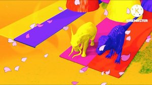 Dinosaur Cow Mammoth Gorilla Crossing Fountain Choose the Right Mystery Wall Gam tiger and gorilla