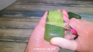 Cutting Green Dalan Glycerin Soap ASMR ( No Talking )