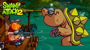 Swamp Attack 2 прохождение легендарной мульт игры на андроид серия 2