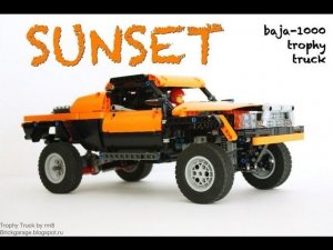 LEGO Technic Trophy Truck. Outdoor drive