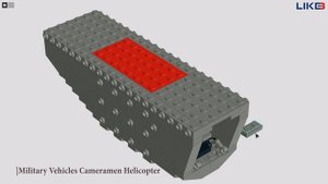 Skibidi Toilet LEGO: Military Vehicles Cameramen Helicopter