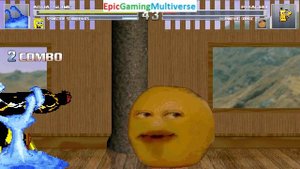 Aqua Slime And SpongeBob SquarePants VS Pikachu And Annoying Orange In A MUGEN Match / Battle