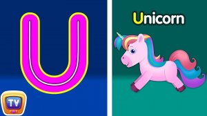 Tracing Uppercase and Lowercase Letters - Letter Uu and Letter Vv  ChuChuTV Toddler Learning Videos