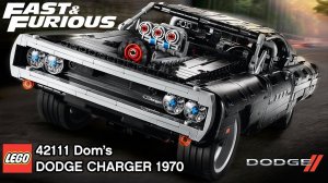 ПЕРВЫЙ ВЗГЛЯД на 42111 Dodge Charger Fast and Furious / ФОРСАЖ / PREVIEW LEGO Technic 42111