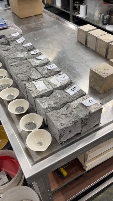 Образцы бетона на пластификаторе ЛОБАСТ Т17R успешно прошли испытание на морозостойкость в солях!😎