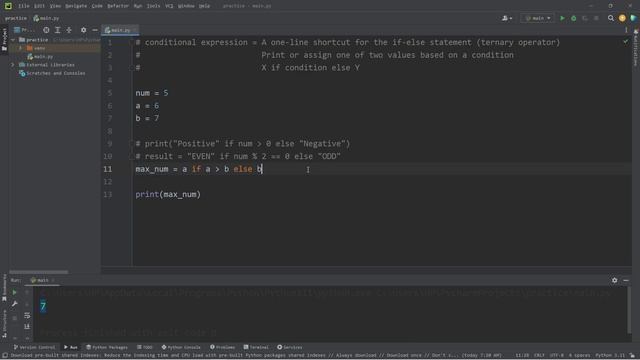 Learn Python CONDITIONAL EXPRESSIONS in 5 minutes! ❓