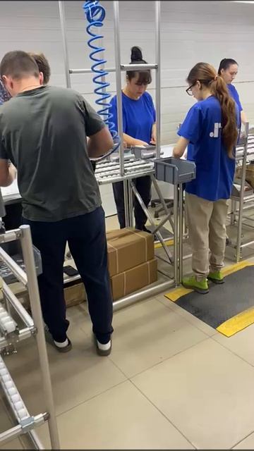 Линия сборки светодиодных ламп