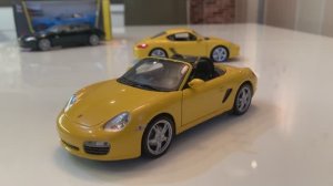 Обзор модели Porsche Boxter S в масштабе 1/24 от Welly