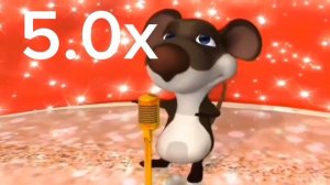 Мышка поёт на разных скоростях 🥶💀🥶