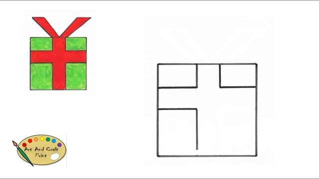 HOW TO DRAW GIFT FROM SQUARE // ART - 52 AZ смотреть онлайн
