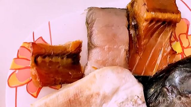 Копченый толстолобик.
