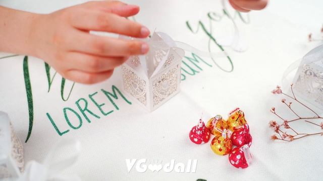 Party Favor Box,Pearl White Paper Laser Cut Heart Gift Candy Box,Wedding Decoration👰 смотреть онлайн