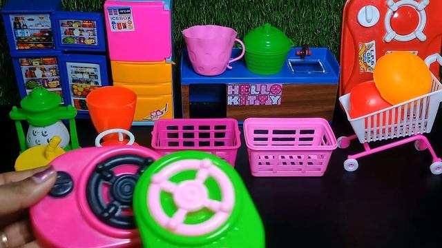 5 Minute Satisfying Unboxing With ASMR-20 | Hello kitty Kitchen Senerio Set | Unboxing |