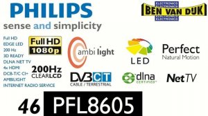 Philips 46PFL8605 3D LED TV 2010