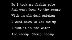 Mean Old Gator - Swamp Blues - A bedtime story? written & played by Gazza Miller