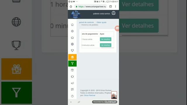 Orion partner paga 600,00 hoje dia 08/07/19 (zap)31992301880 смотреть онлайн