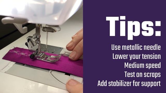 Mettler METALLIC - Holiday Bag Project with Designer Joi смотреть онлайн