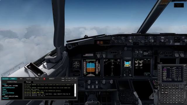 P3DV4 / VATSIM / B77W / Киев -Мин.воды / +18,маты и прочая херня смотреть онлайн