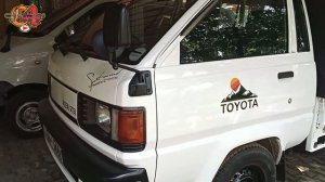 Toyota Lite ace Truck (1995) OffRoad Sticker Design. Free Vector