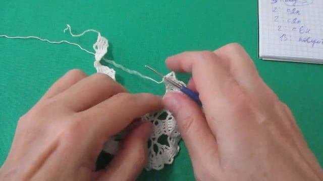 БРЮГГСКОЕ КРУЖЕВО - КВАДРАТНАЯ САЛФЕТКА. ЧАСТЬ 2