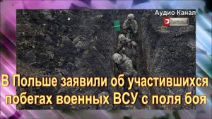 в ВСУ участилось количество побегов военных прямо с поля боя