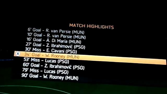 Fifa 15 Xbox 360 5 goals online Manchester Unitedvs PSG смотреть онлайн
