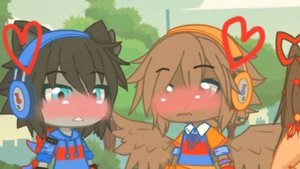{meme} // But I think I'm liking her more // новые шипы: 🦝💙❤🎧Сëма×Никки🦘🧡🏀 и 🦅🤎💙🎧Лëша×Викки🐨💜🎤 //