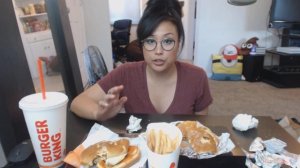 Burger King Chicken Parmesan Sandwich/Buffalo Chicken Sandwich + ALL ABOUT MY BOOBS | mukbang