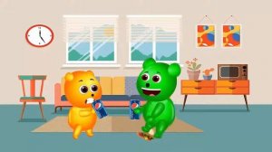 Мультик Липкий Медведь 02  Желейный Медведь Гумми Бер