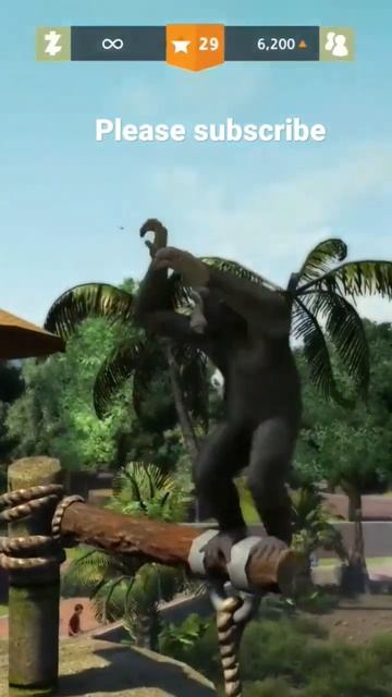 One of my chimpanzees #shortsfeed #shorts #zootycoon смотреть онлайн
