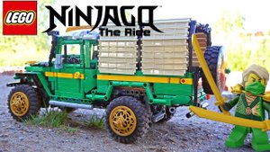 LEGO Ninjago Truck Cruiser for Lloyd Garmadon. New Buwizz APP. RC4WD tires