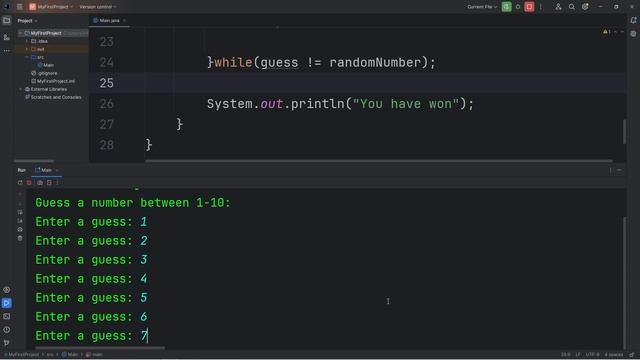 Lets code a NUMBER GUESSING GAME in Java _22