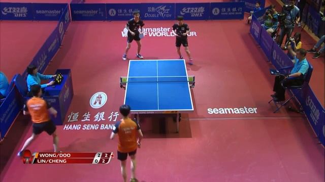 Wong Chun Ting/Doo Hoi Kem vs Lin Yun-Ju/Cheng I-Ching | 2019 ITTF Hong Kong Open Highlights (1/2) смотреть онлайн
