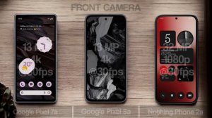 Google Pixel 7a Vs Google Pixel 8a Vs Nothing Phone 2a
