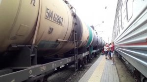 ВЛ80С-2445 с грузовым поездом.