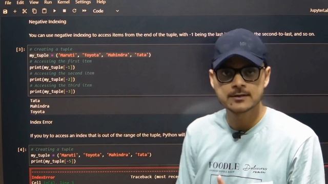 Accessing Tuple Items In Python!!!Immutable Data Type!!!