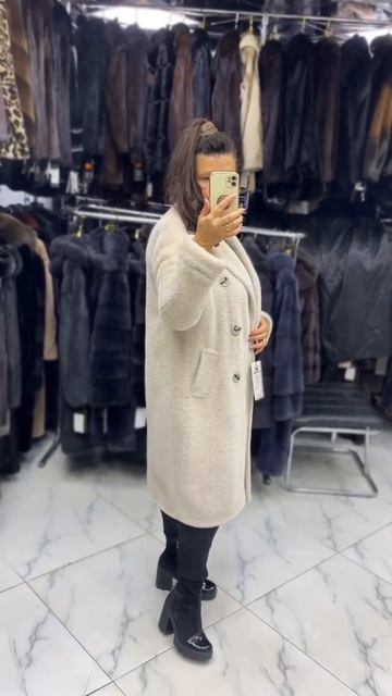 ❗️SALE❗️Пальто из альпаки #пальто #пальтоосеннее #женскоепальто #альпака #пальтошерсть