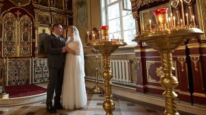 Красивое видео Венчания в Храме Воздвижения Креста Господня. Алтуфьево. Фото и видеосьемка венчания