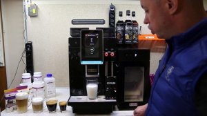 Обзор кофемашины Dr.Coffee Minibar S2 готовим напитки.