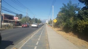 9 день пути на велосипеде. Свернул в горы. Чили.