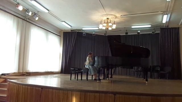 Зенкина Елизавета, сонатина соль мажор, Д. Чимароза смотреть онлайн