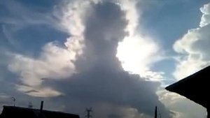 Лицо на небе