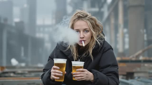 Песня "Девушка с пивом да... смотреть онлайн