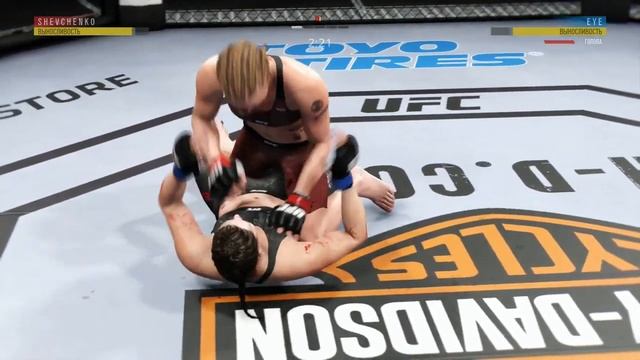 EA Sports UFC 3 Валентина Шевченко - Джессика Ай (Valentina Shevchenko - Jessica Eye) смотреть онлайн