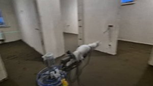 Полусухая стяжка пола одноэтажного дома площадью 120м2 в г. Тула д. Ямны